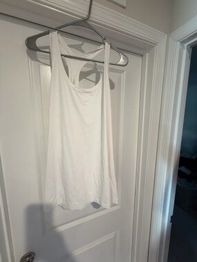 lululemon White Racerback Workout Tank